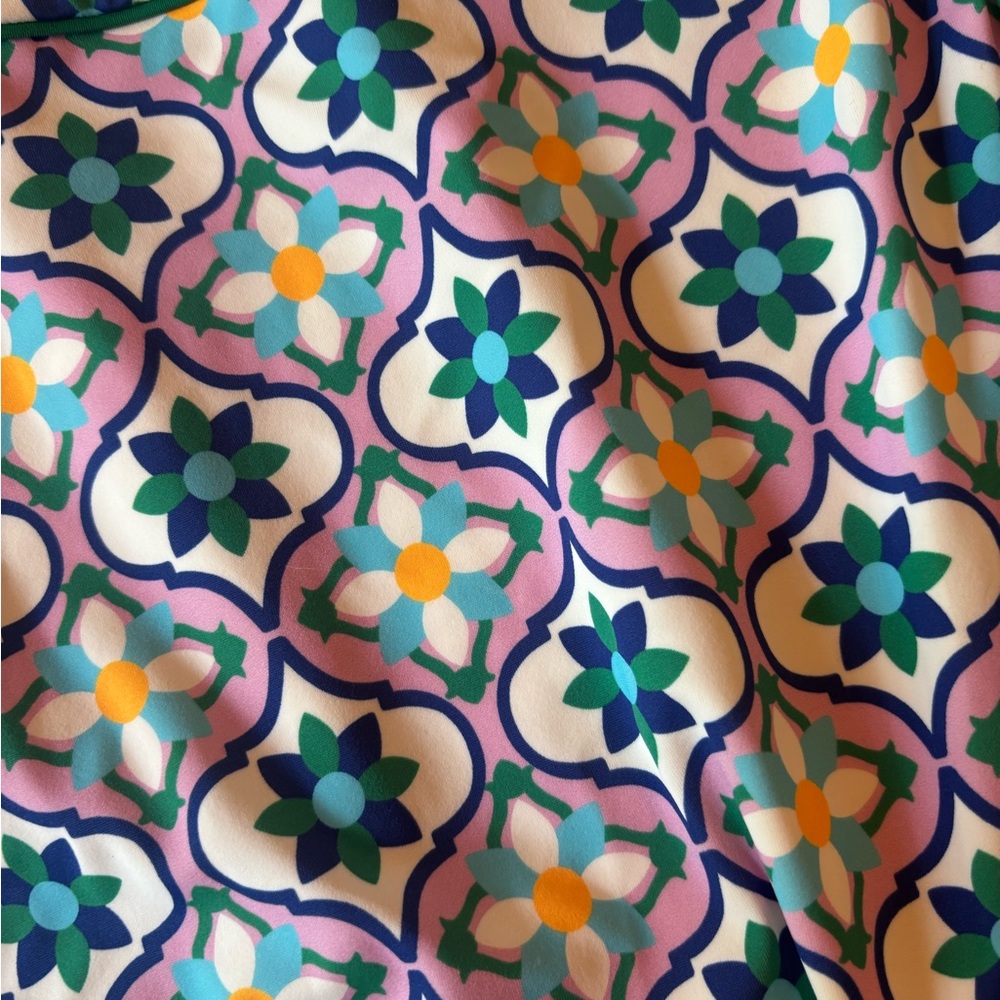 Boden Portofino Floral Print One Piece 36DD - Picture 4 of 6